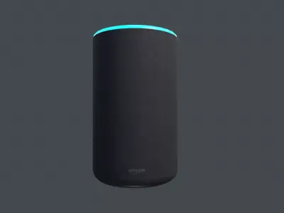 Smart Speaker Amazon Echo Low-poly 3D model
