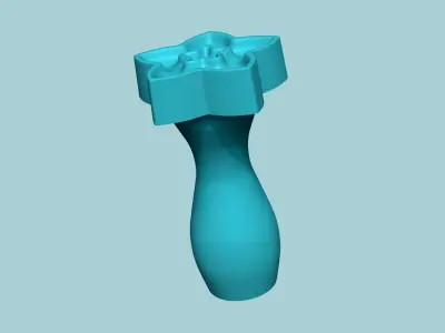 Manju Stamp 04 - Japanese Sweet Mold Traditional Decoration 3D print model