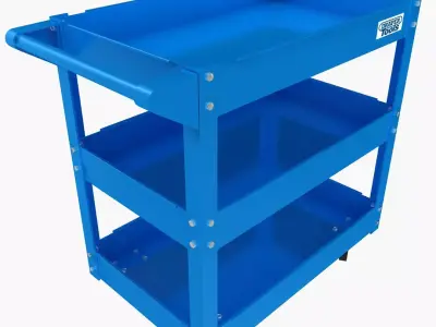 Tool Trolley Low-poly 3D model