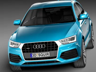 Audi Q3 2015 3D model