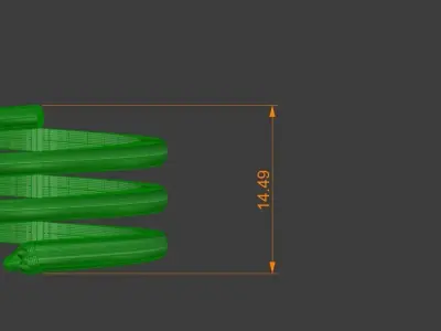 Snake Ring Gold Silver Platinum Luxury Jewelry 3D print model