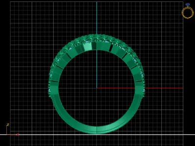 Women Ring 3DM Womens Ring 3d models 3D print model 3D print model 25