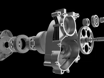 06-50CC  engines 3D print model