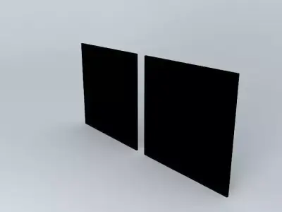 Roberta Dacosta Acrylic on two screens  Free 3D model