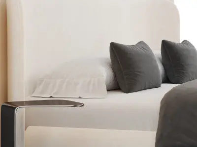 VALLETTA Bed Low-poly 3D model