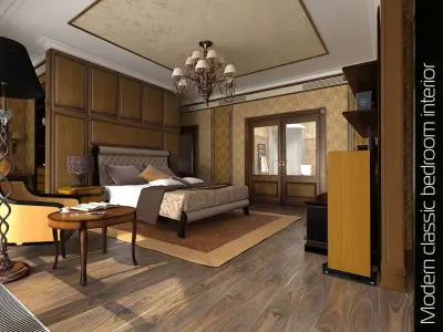 Bedroom Photoreal 3D model