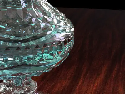  crystal glass antique  3D model