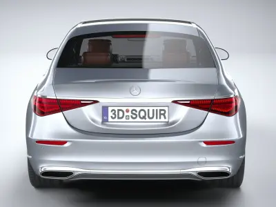 Mercedes-Benz S-Class long 2021 3D model
