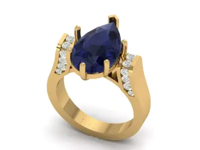 Stone Ring  3D print model purchase
