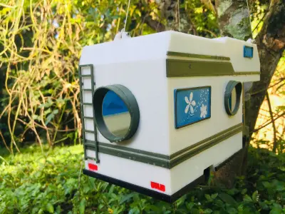 BIRD HOUSE CAMPER VAN 2nd MODEL 3D print model 3D print model