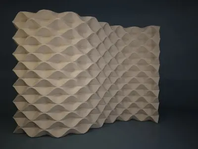 06 PARAMETIC PATTERN Low-poly 3D model