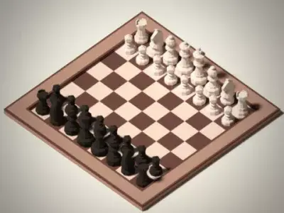 Low Poly Chess Pack Free low-poly 3D model