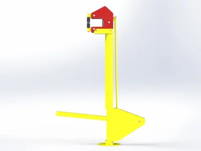 Shrinker-Stretcher machine for metal shaping 3D model