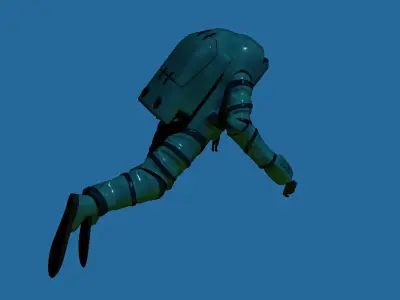 Nuytco sport exosuit Low-poly 3D model