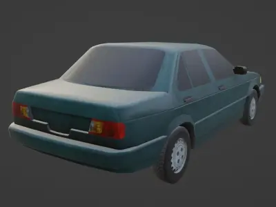 Nissan Sentra B13 Low-poly 3D model