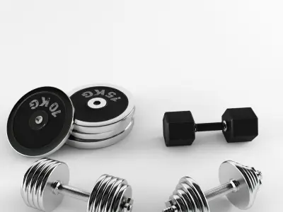 Sports equipment 3D model