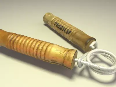 Low-Poly model of Expander with texture Low-poly 3D model
