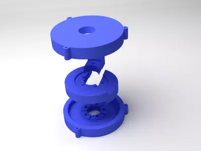 tire mold for rc truck 3D print model