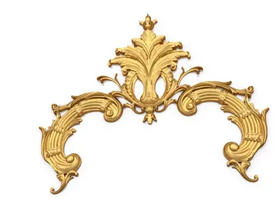 Classic decor ornament 126 3D model