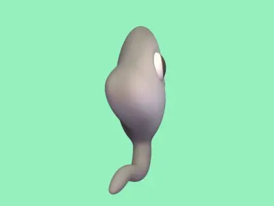 Happy Stingray 3D print model