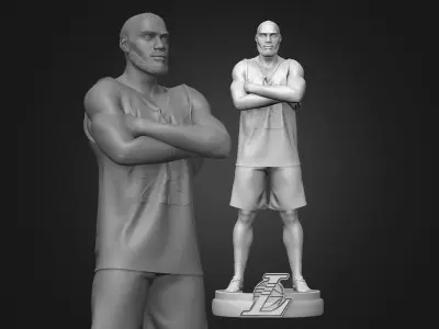 LeBron James 3D Printable 4S 3D print model