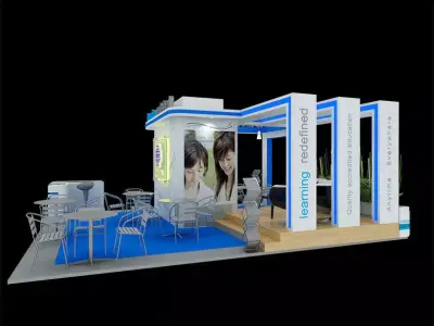  BerJaya Exhibition 6x7 Booth 3D model