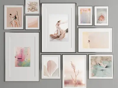 Art Frame 305 Low-poly 3D model