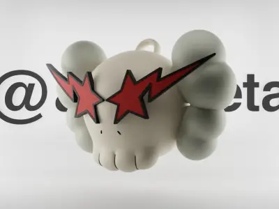 Kaws Keychain Bape Companion for Print 3D print model