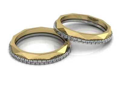 Graff Jewelry Ring Gold 3D print model