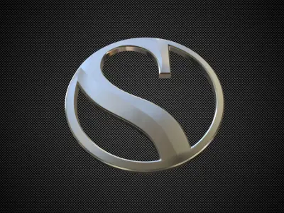 sauber logo 3D model