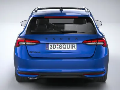 Skoda Octavia Combi 2025 3D model
