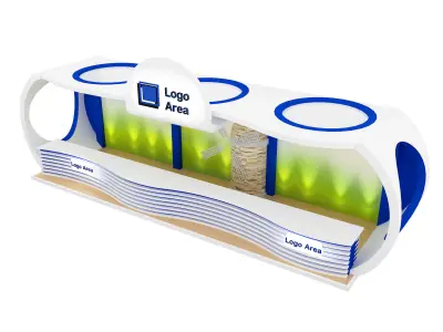 Booth Exhibition Stand a30 3D model