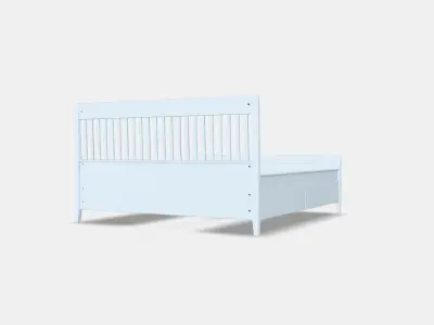IDANAS Bed frame with storage Low-poly 3D model