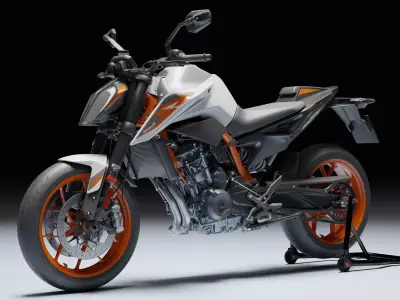 KTM Duke 890 R 2021 Low-poly 3D model