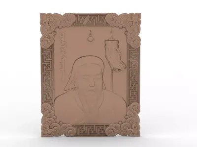 Genghis Khan 3D print model