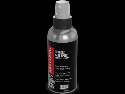 Other car care Tire Shine Spray Low-poly 3D model