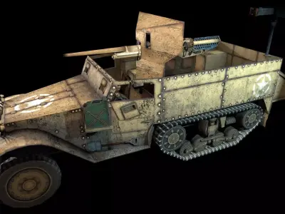 M3-37at Low-poly 3D model