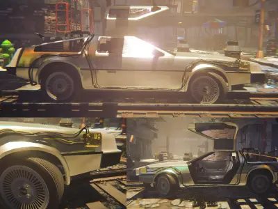 isShe - Kyber Car Low-poly 3D model