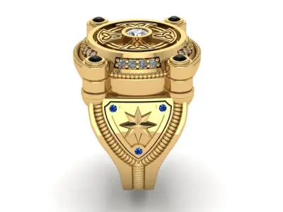 champion ring 3D print model