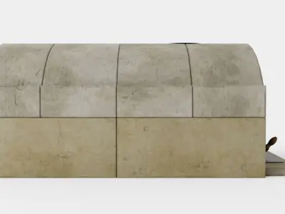 Trysil wood-fired oven Low-poly 3D model