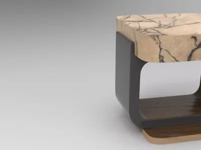Furro Coffee Table Low-poly 3D model