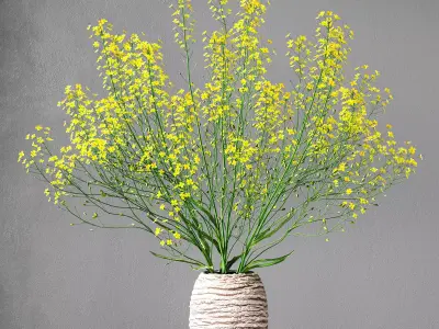 Bouquet of wildflowers 3D model