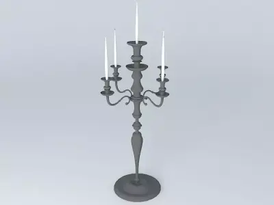 candlestick candelabra Free 3D model