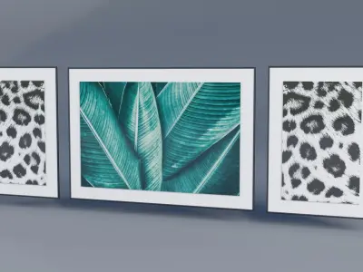 Wall Frame Low-poly 3D model buy