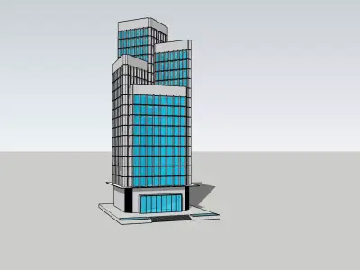 Urban Highrise 1 3D model