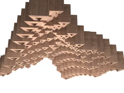 Parametric Ceiling Design Grasshopper Rhino Files Download 3D model