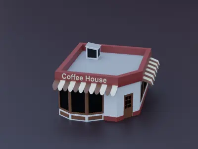 Blocks to City - Low Poly Low-poly 3D model