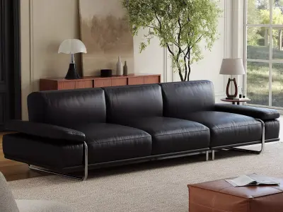 Parisian interior scene 3D model