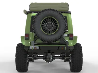 Jeep Rubicon 2018 Off Road 3D model