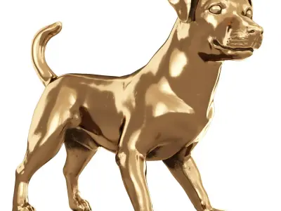 Jack Russell Terrier Figurine 3D model